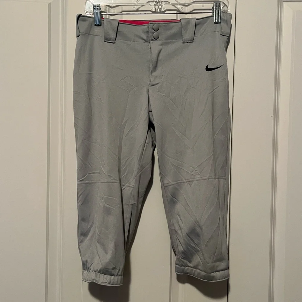 Nike Girls' Diamond Invader ¾ Length Fastpitch Pants Youth Size XL - Picture 1 of 13